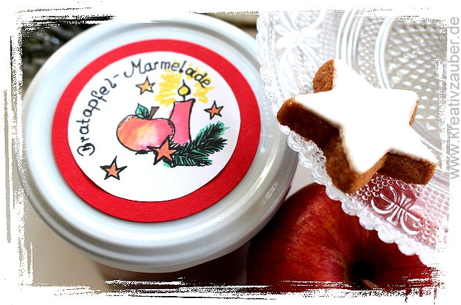Weihnachtsmarmelade Bratapfel Marmelade