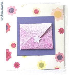Minikuvert basteln - Kreativzauber® ★ Bastelblog mit vielen Vorlagen