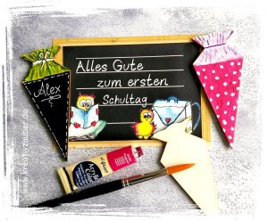 Die besten Bastelideen zur Einschulung ★ Kreativzauber®