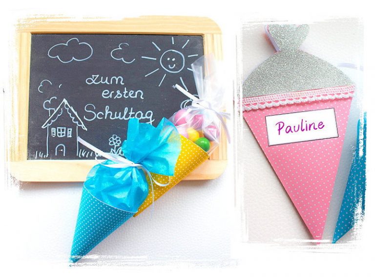 Die besten Bastelideen zur Einschulung ★ Kreativzauber®